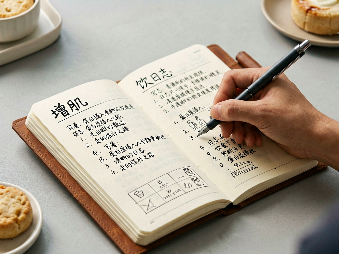 增肌餐饮食日志：记录助你走向强壮之路