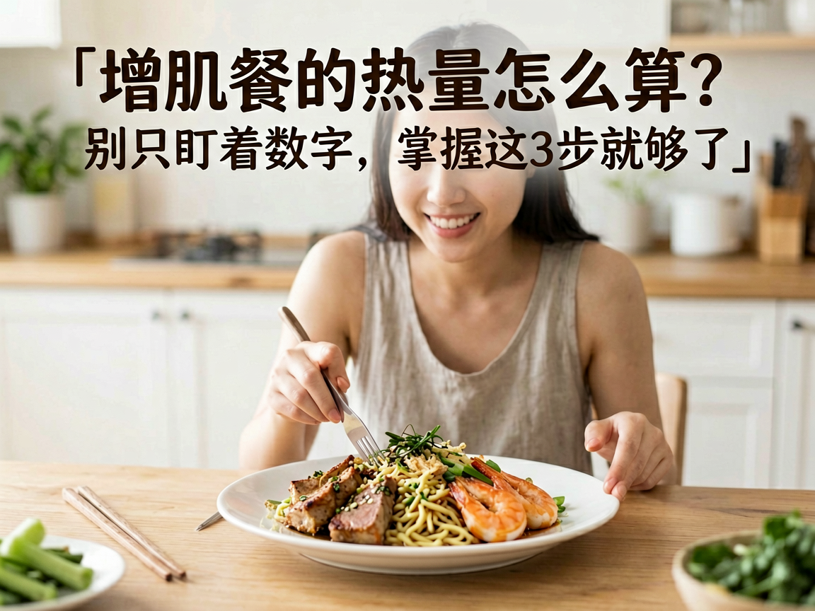 增肌餐的热量怎么算?别只盯着数字,掌握这3步就够了
