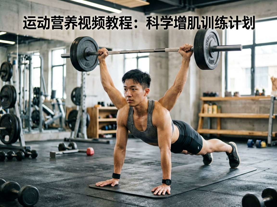 运动营养视频教程:科学增肌训练计划